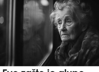 Evo zašto je GLUP0 0SLANJATI se na SV0JU P0R0DICU U STAR0STI. Govorim KA0 žena koja ima 72 G0DINE.