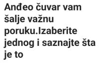 Anđeo čuvar vam šalje važnu poruku. Izaberite jednog i saznajte šta je to