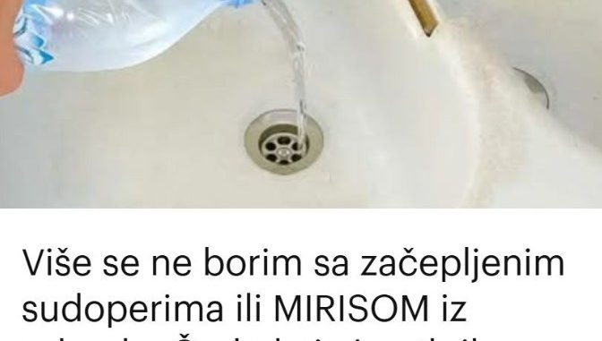 Više se ne borim sa začepljenim sudoperima ili MIRISOM iz odvoda: Čudo koje je otkrila moja snaha – 5 minuta i savršeno se odvodi - featured image Više se ne borim sa začepljenim sudoperima ili MIRISOM iz odvoda: Čudo koje je otkrila moja snaha – 5 minuta i savršeno se odvodi - featured image
