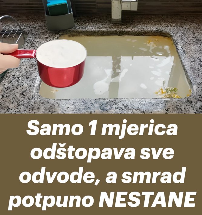 Samo 1 mjerica odštopava sve odvode, a smrad potpuno NESTANE… - featured image Samo 1 mjerica odštopava sve odvode, a smrad potpuno NESTANE… - featured image